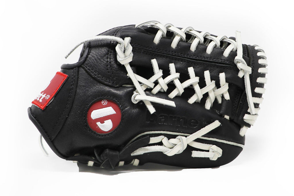GL-115 Guantone da baseball in pelle, competizione, infield 11.5, nero