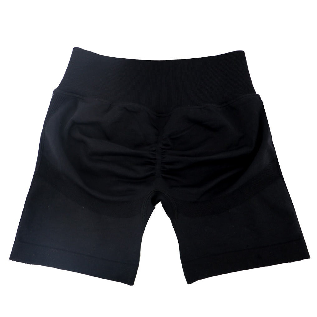 SLS01 Pantaloncini neri senza cuciture