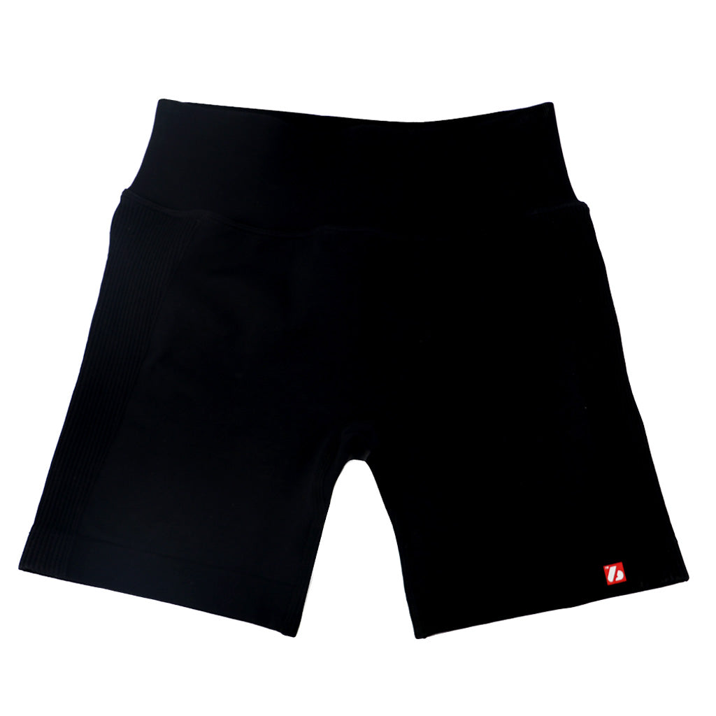 SLS01 Pantaloncini neri senza cuciture