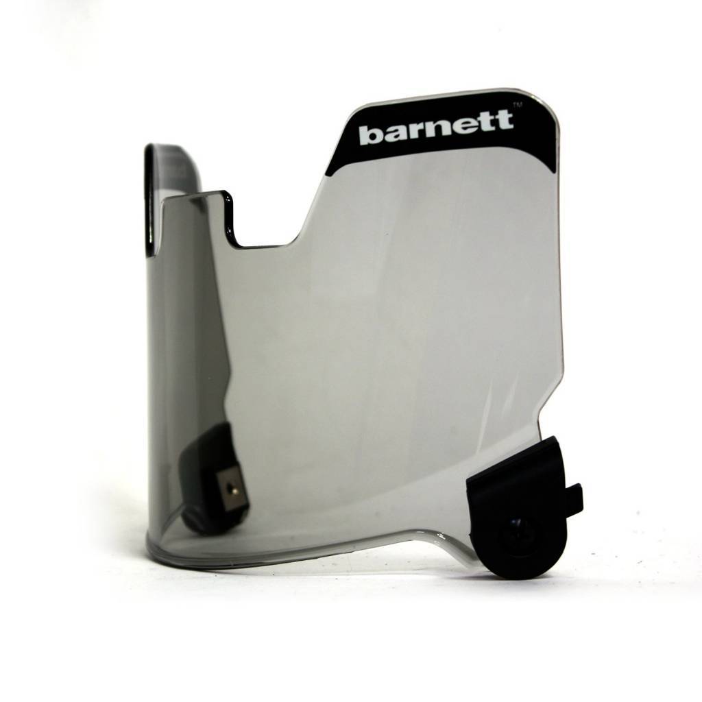 Confezione da 2 visiere da calcio Barnett (Trasparente + Grigio fumo)