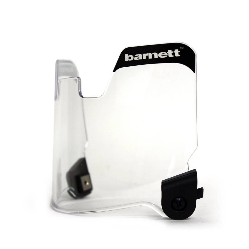Confezione da 2 visiere da calcio Barnett (Trasparente + Grigio fumo)