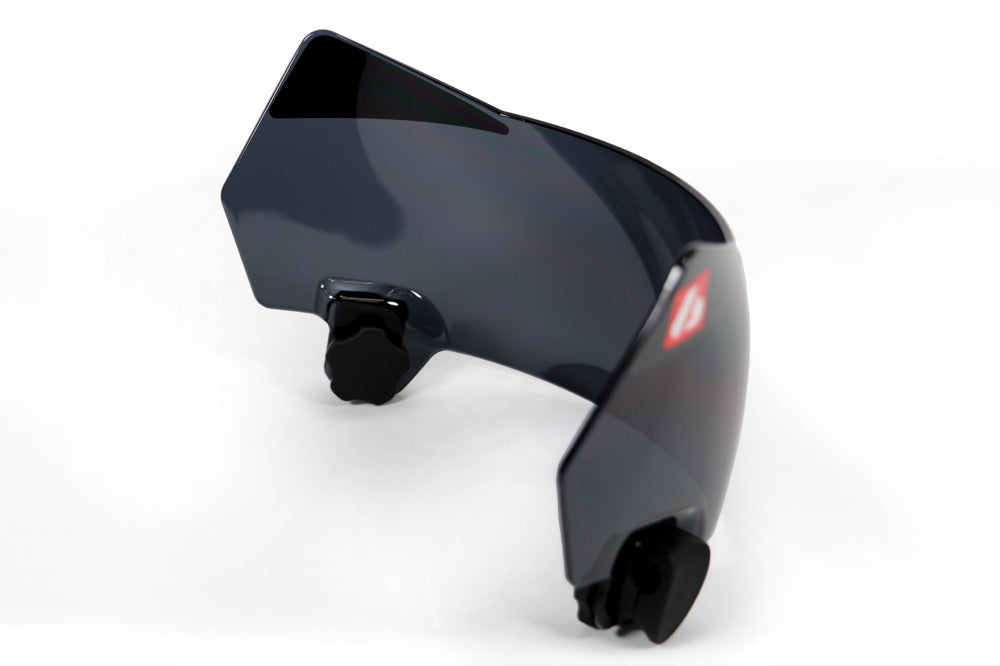 Visiera rigida REVE ER098 per casco Speed Flex, Nero