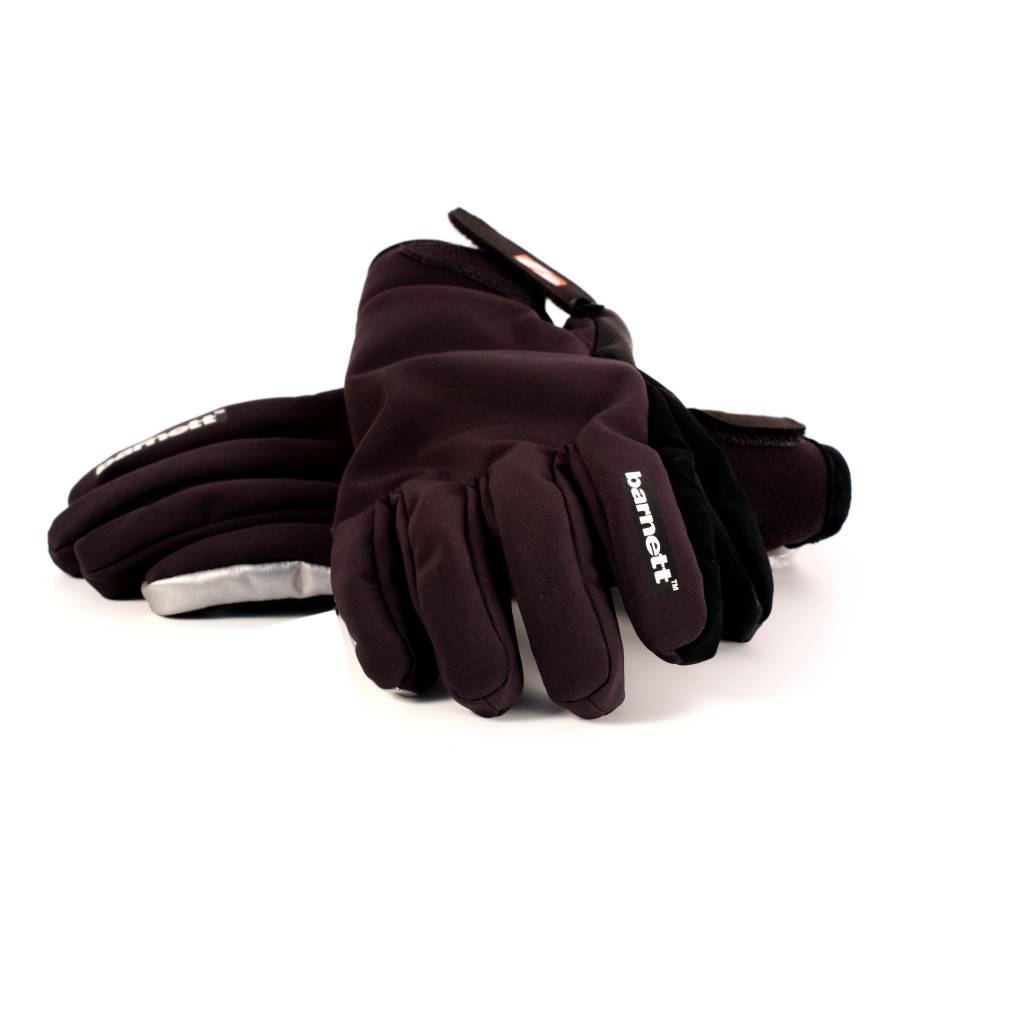NBG-07 Guanti da sci softshell invernali, neri
