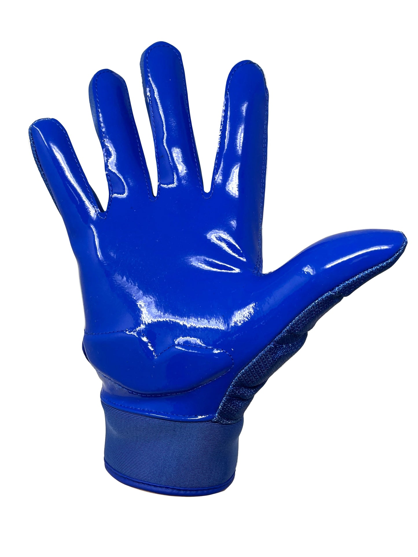 FKG-03 Guanti da linebacker pro di football americano, LB,RB,TE Blu