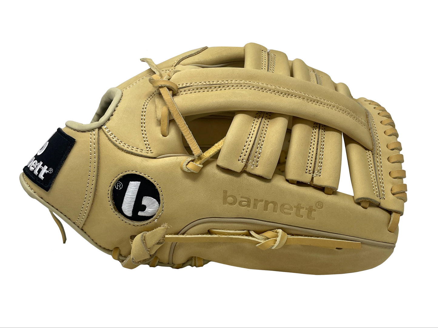 FL-130 Guanto da baseball professionale, pelle pieno fiore, campo esterno, softball, 13'', Beige
