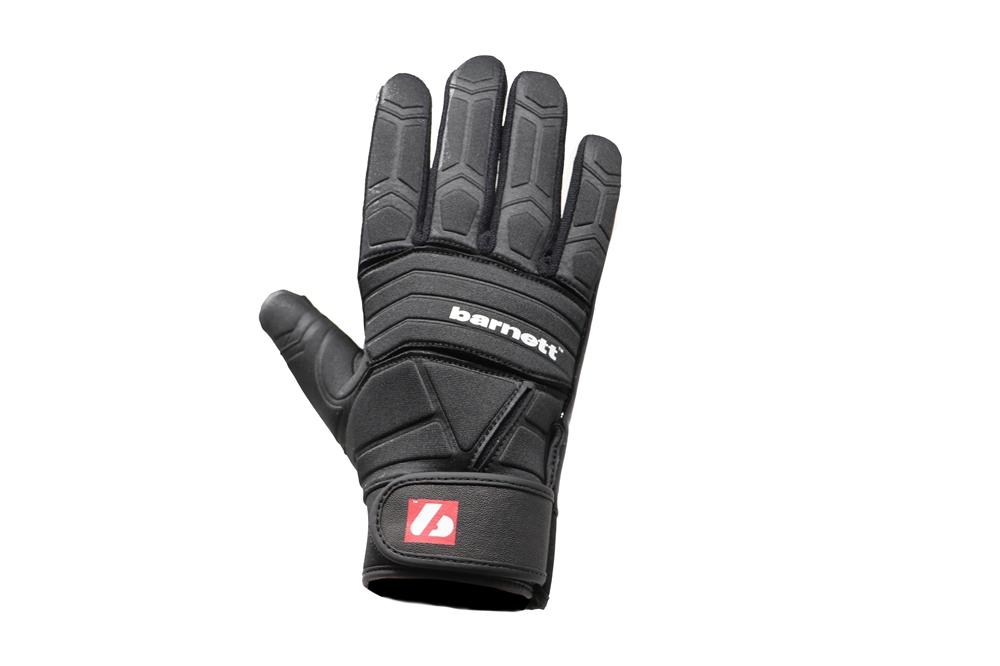 FLG-03 Guanti da football americano pro da lineman, Nero