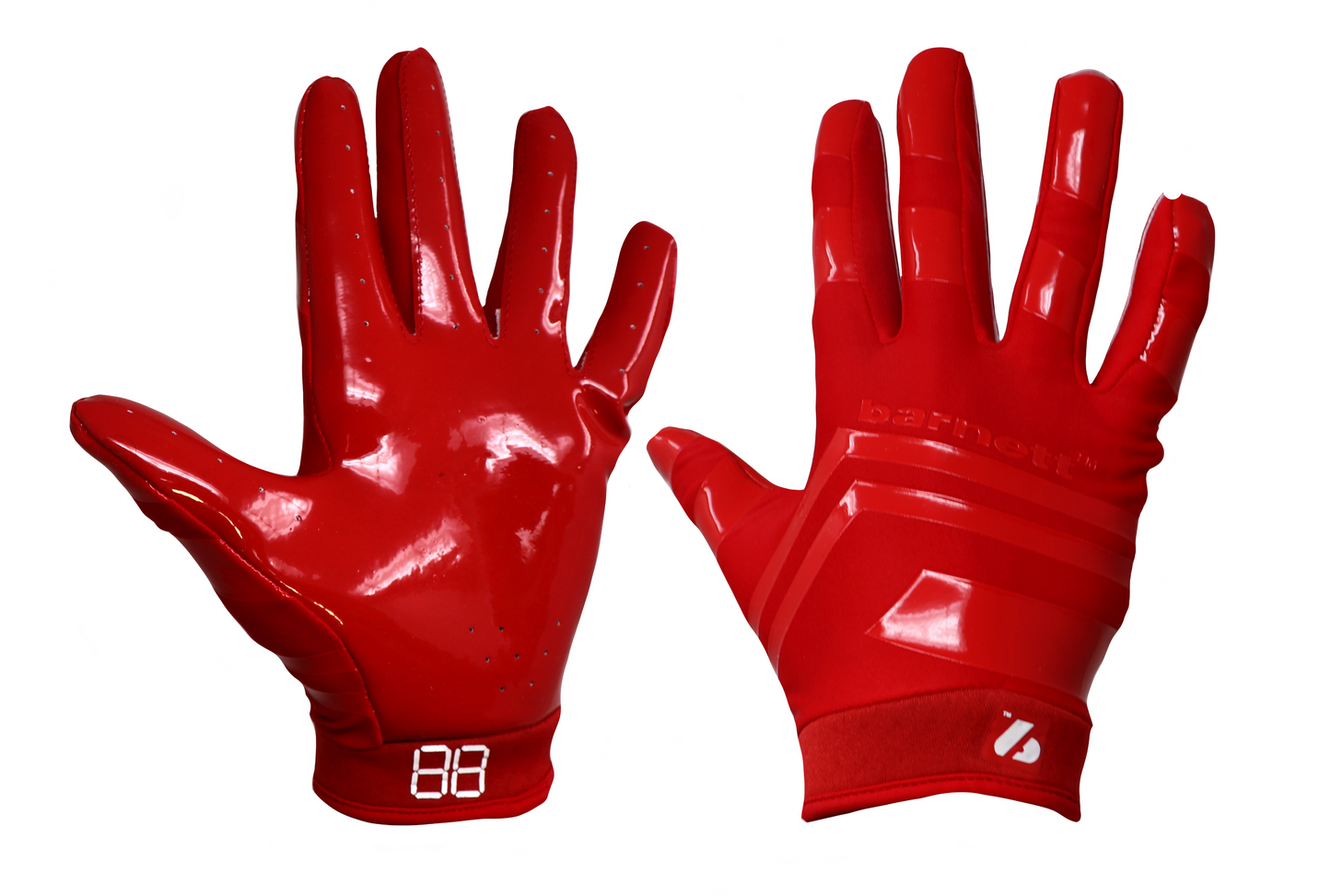 FRG-03 Guanti da football americano, ricevitore, Rosso