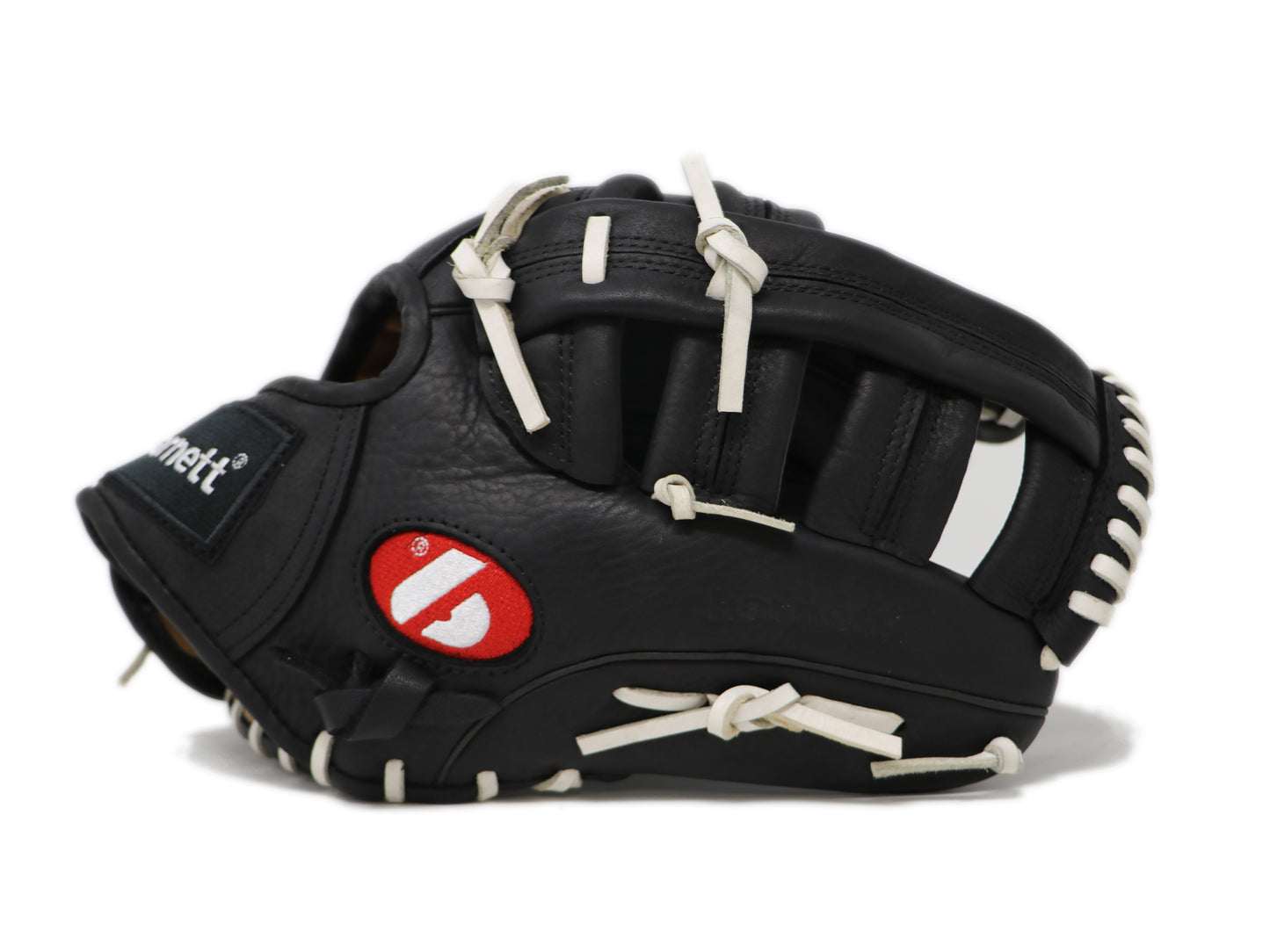 GL-130 Guantone da baseball, competizione, outfield, vera pelle, 13, Nero