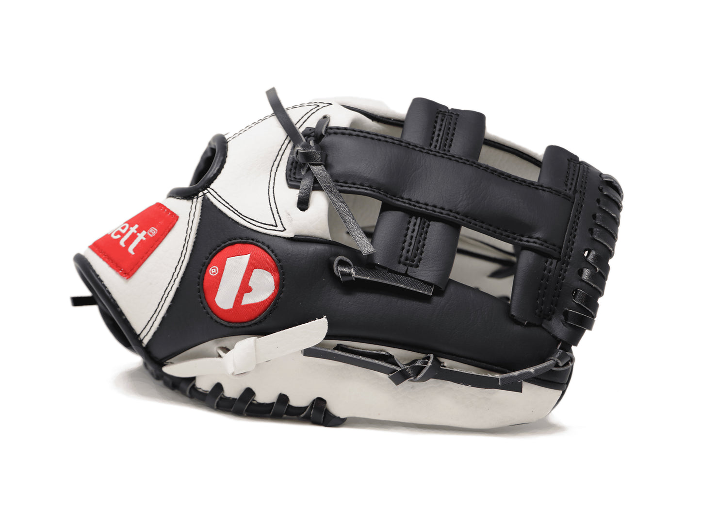 JL-110, guanto da baseball, esterno, poliuretano, misura 11 ", bianco