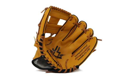 JL-115 - Guanto da baseball, outfiled, 11,5", MARRONE