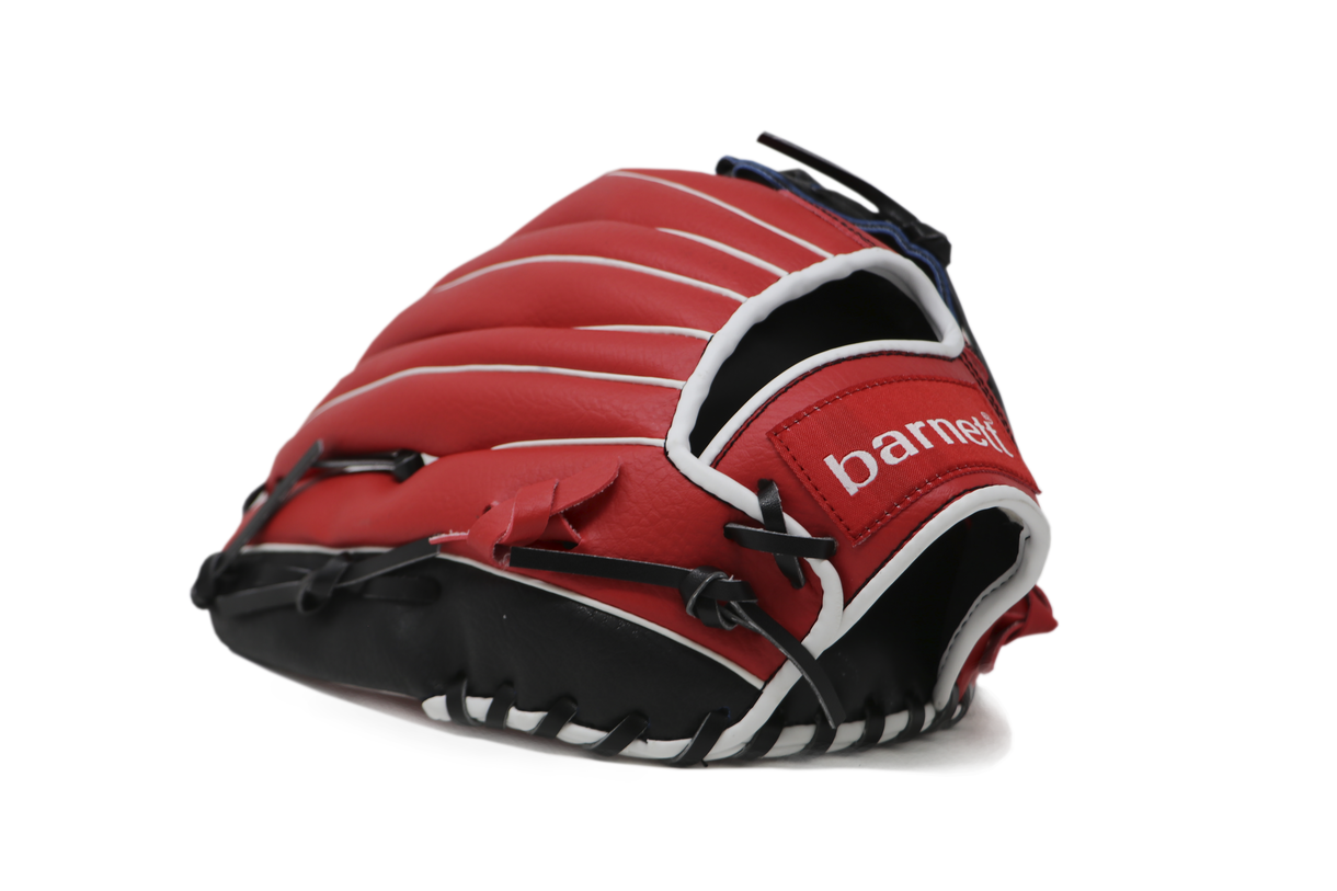 JL-120-guanto da baseball, outfield, poliuretano, formato 12.5 " rosso