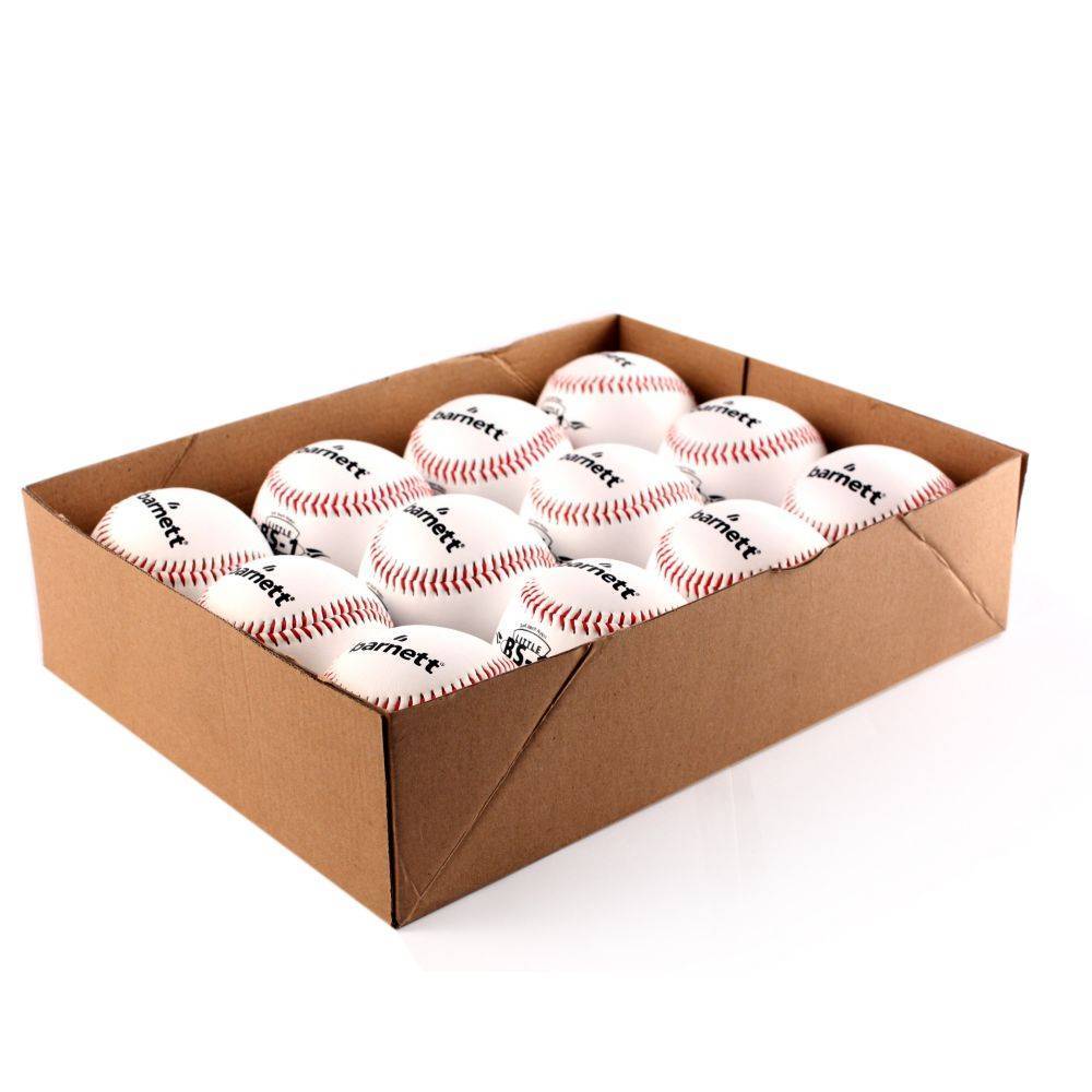BS-1 Palle da baseball, principianti, 9'', bianco, 12 pz