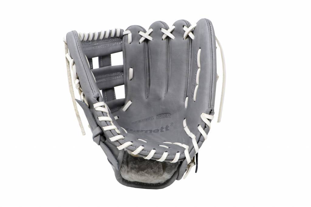 Guanto da baseball e softball FL-117, alta qualità, pelle, infield / outfield 11 , grigio chiaro