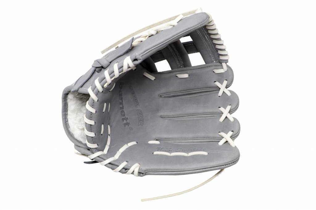 Guanto da baseball e softball FL-117, alta qualità, pelle, infield / outfield 11 , grigio chiaro