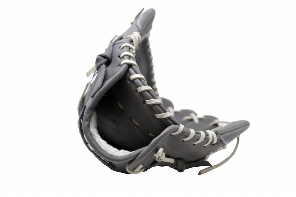 Guanto da baseball FL-125, alta qualità, pelle, infield / outfield 11 , grigio chiaro