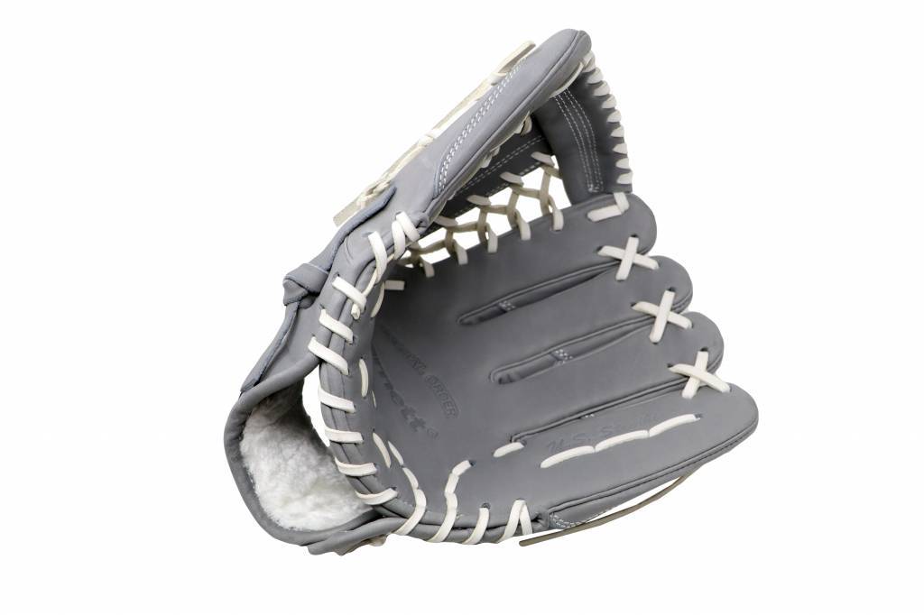 Guanto da baseball FL-125, alta qualità, pelle, infield / outfield 11 , grigio chiaro