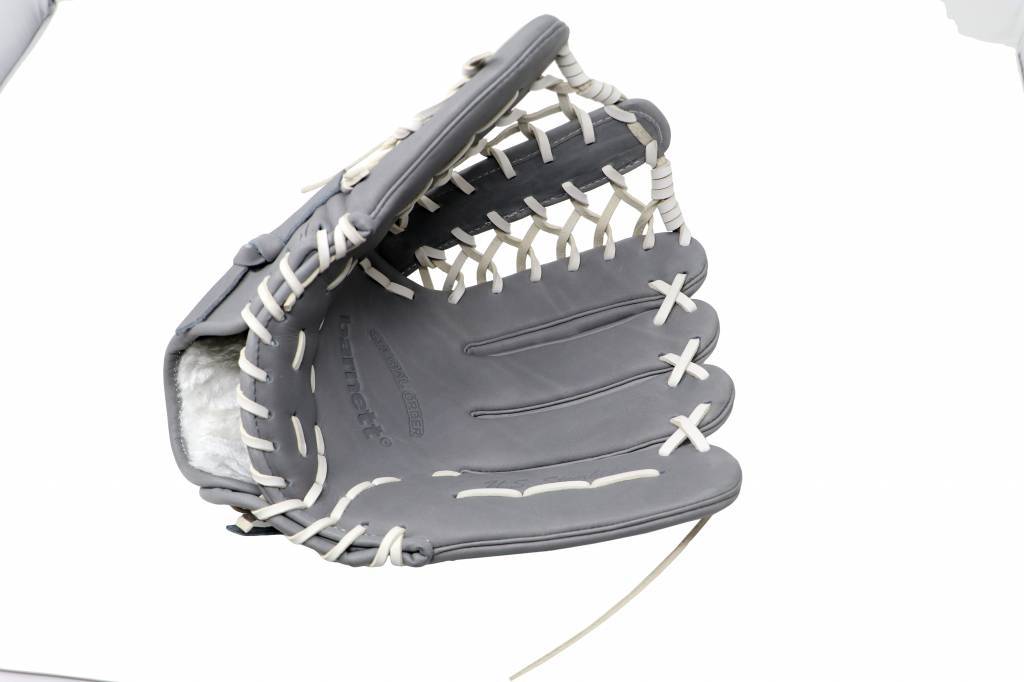 Guanto da baseball FL-127, alta qualità, pelle, infield / outfield 11 , grigio chiaro