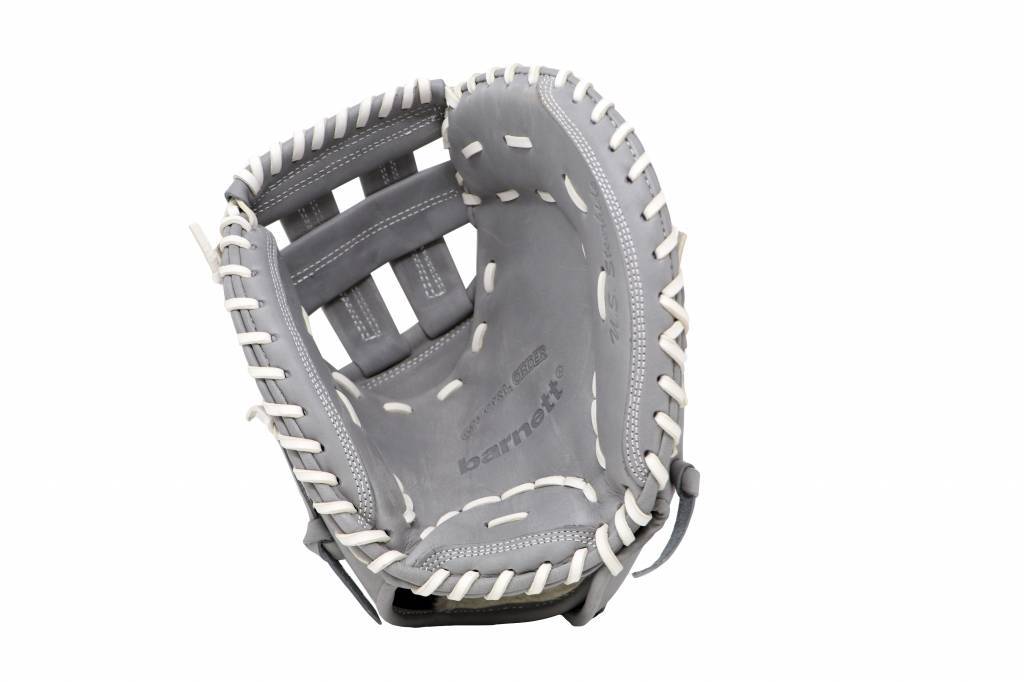 Guanto da baseball FL-201, alta qualità, pelle, ricevitore, grigio chiaro