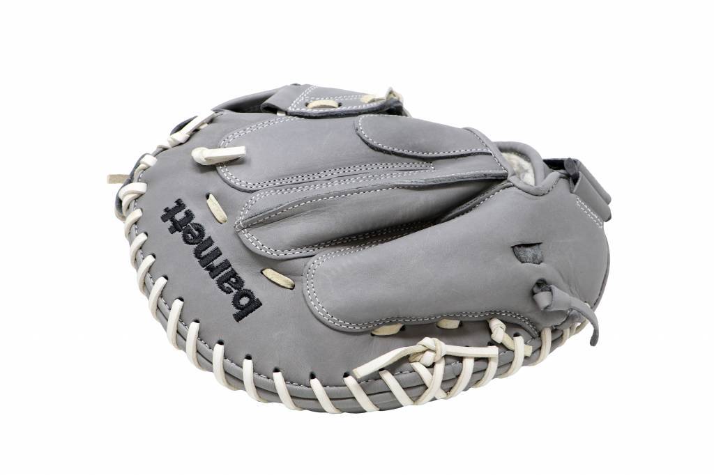 Guanto da baseball FL-201, alta qualità, pelle, ricevitore, grigio chiaro