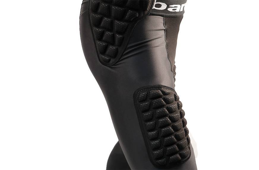 FS-10 pantalonicini da compressionee rinforzata, 5 pezzi integrati, football americano
