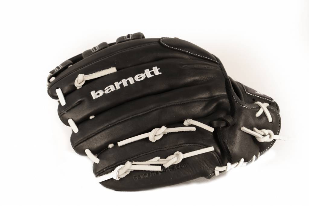 GL-130 Guantone da baseball, competizione, outfield, vera pelle, 13, Nero