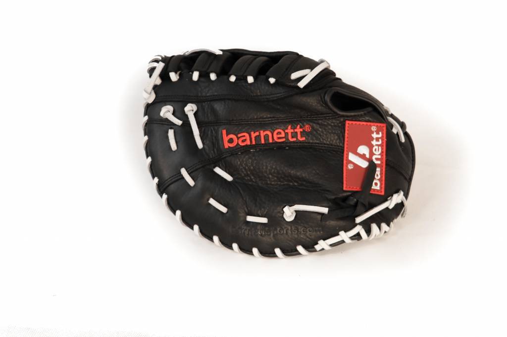 GL-301 primo baseball guantone da baseball, cuoio, per adulti, nero.