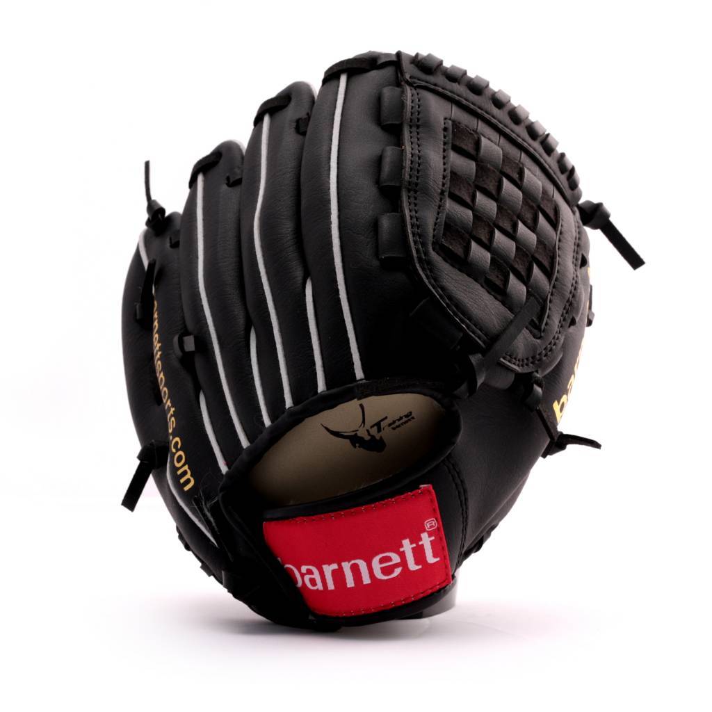 JL-102 Guantone in vinile da baseball, principiante, infield, 10,25, nero