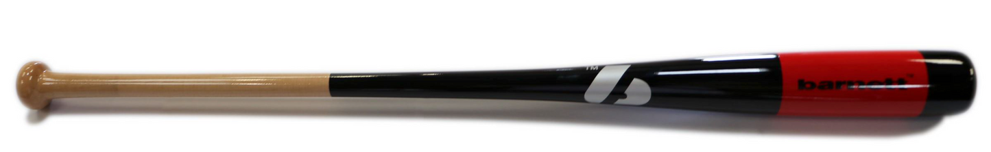 BF-B Mazza da baseball, mazza in legno composito e bambù, taglia 35 (88,9 cm) Nero