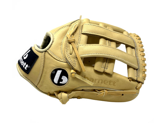 FL-117 Guanto da baseball e softball, alta qualità, pelle, infield / outfield 11.7", Beige