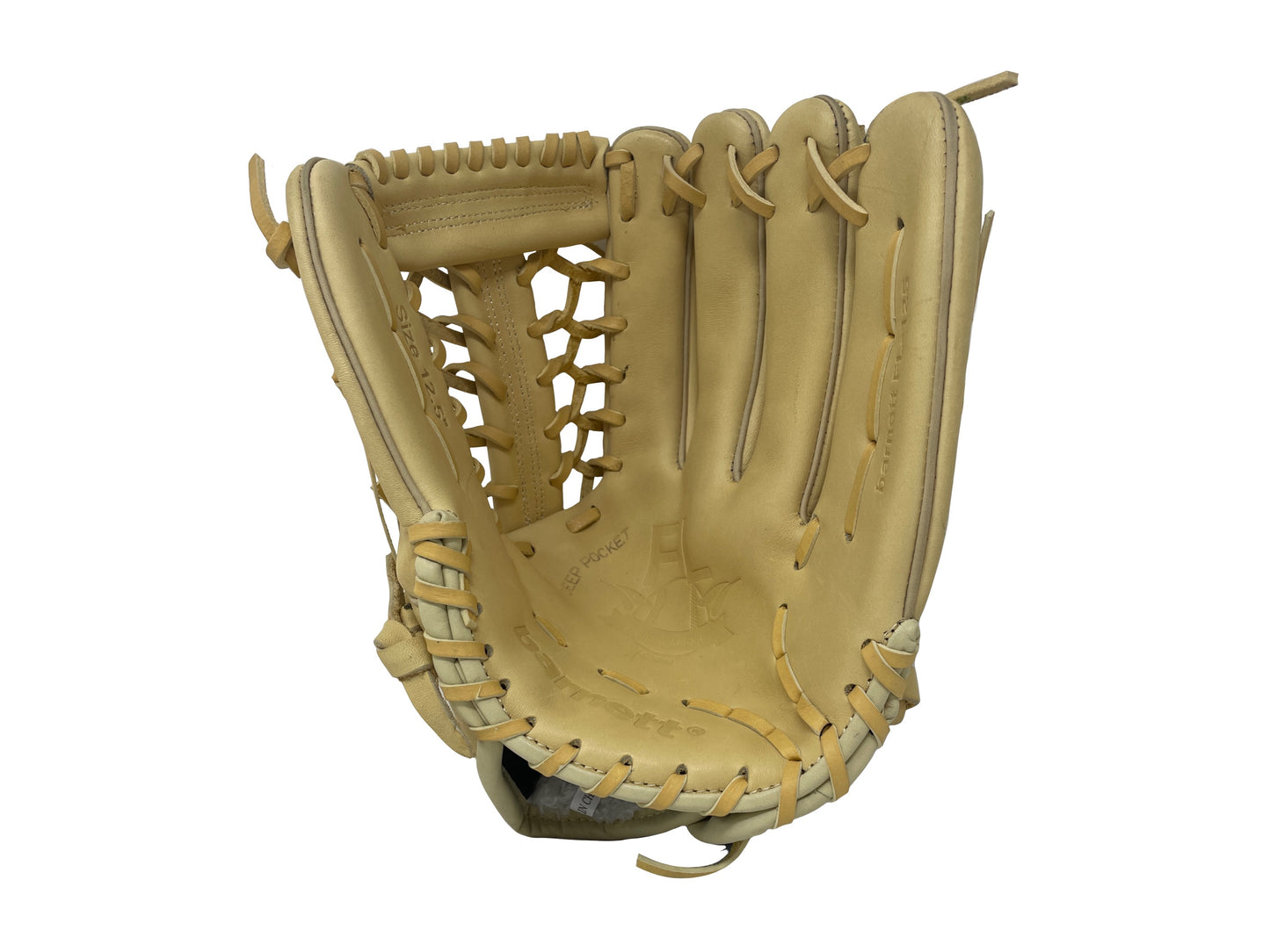 FL-125 Guanto da baseball, alta qualità, pelle, infield / outfield 12.25", Beige