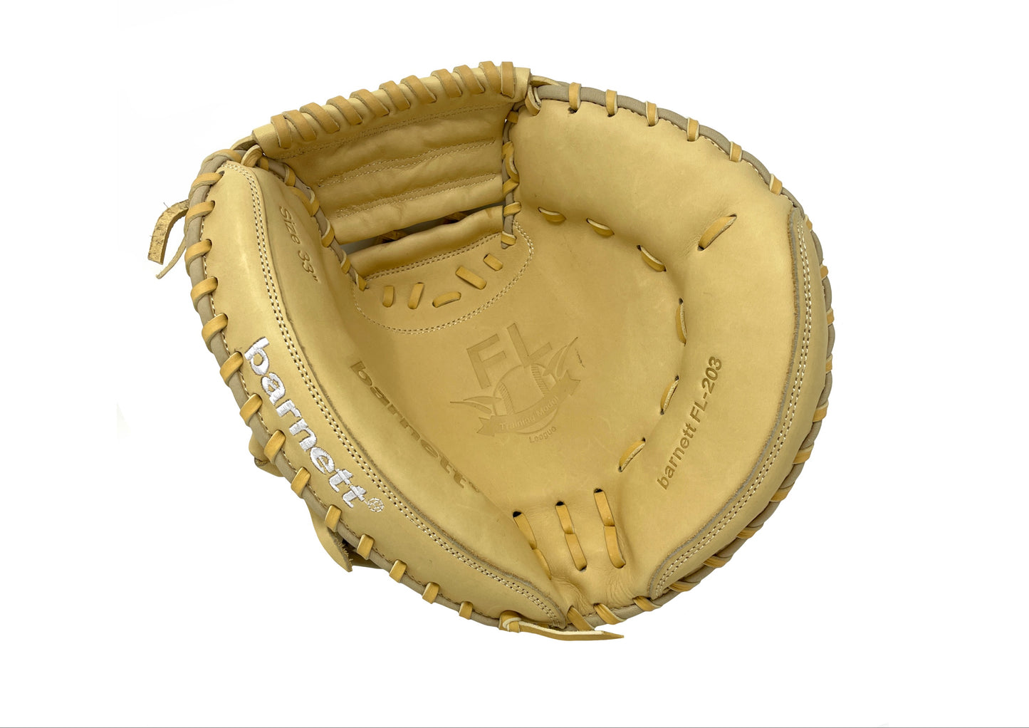 FL-203 Guanto da baseball, alta qualità, pelle, infield / outfield, Beige