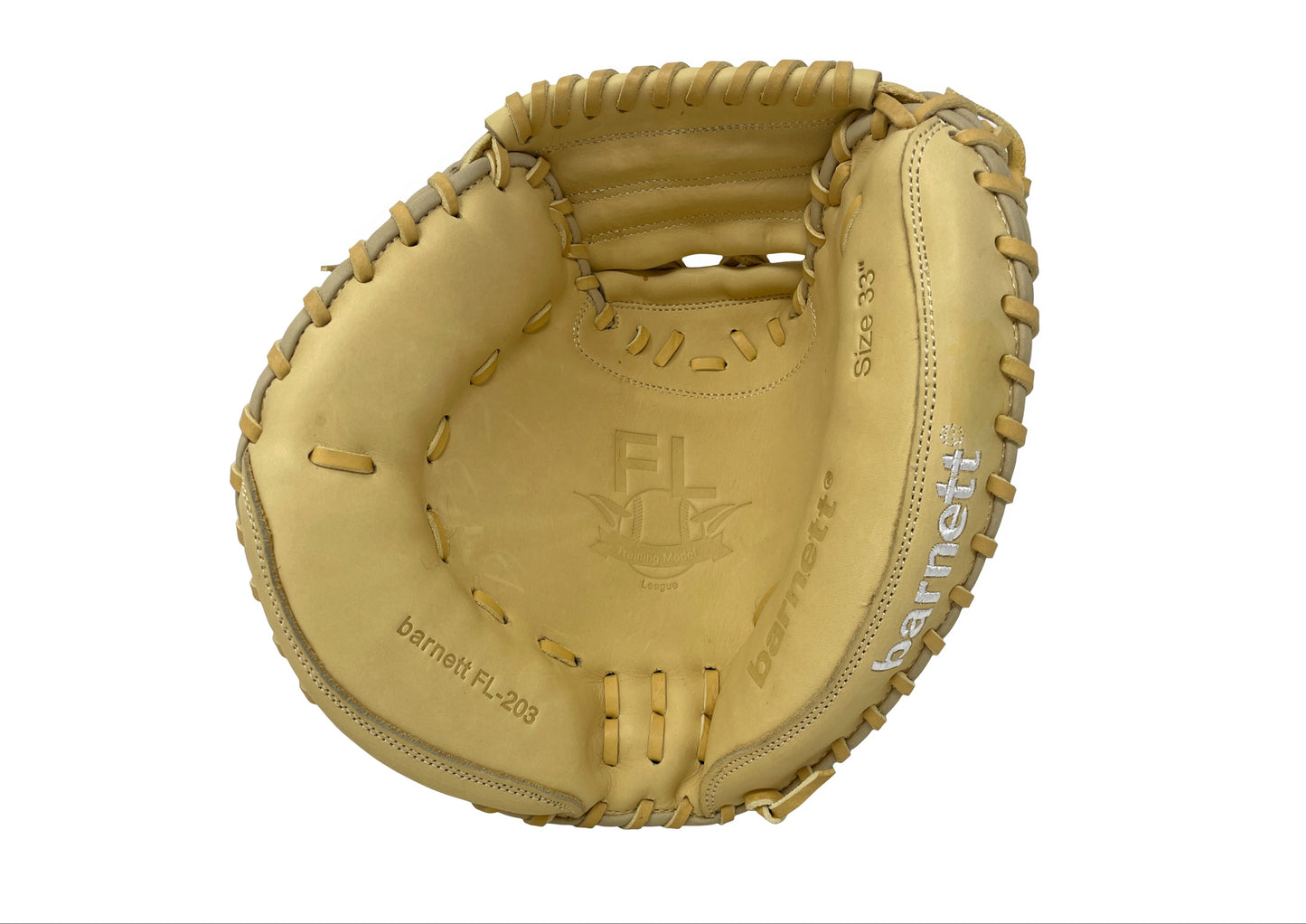 FL-203 Guanto da baseball, alta qualità, pelle, infield / outfield, Beige