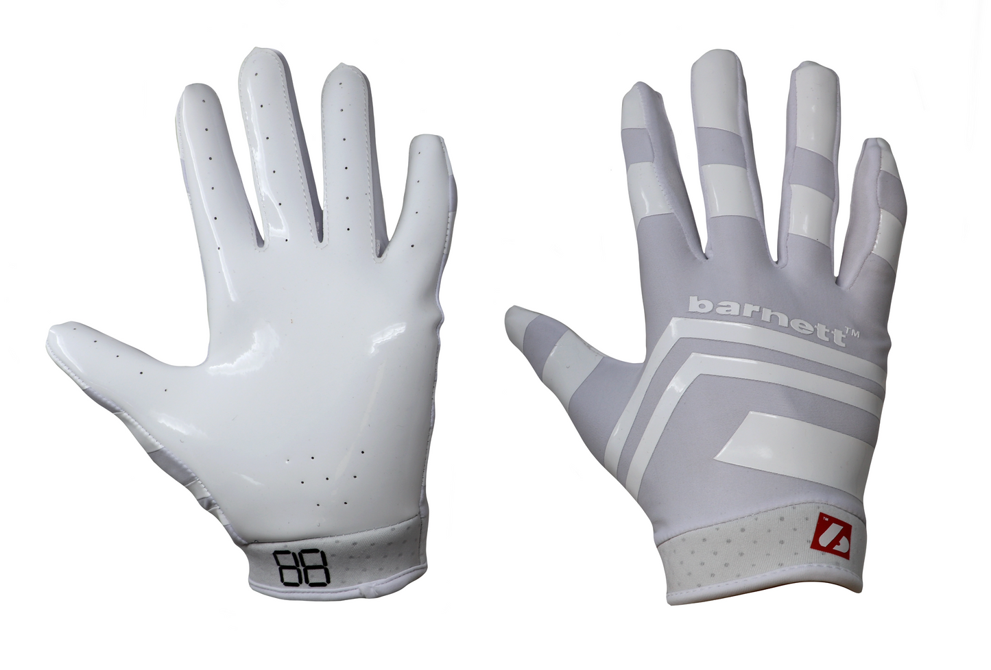 FRG-03 Guanti da football americano, ricevitore, Bianco