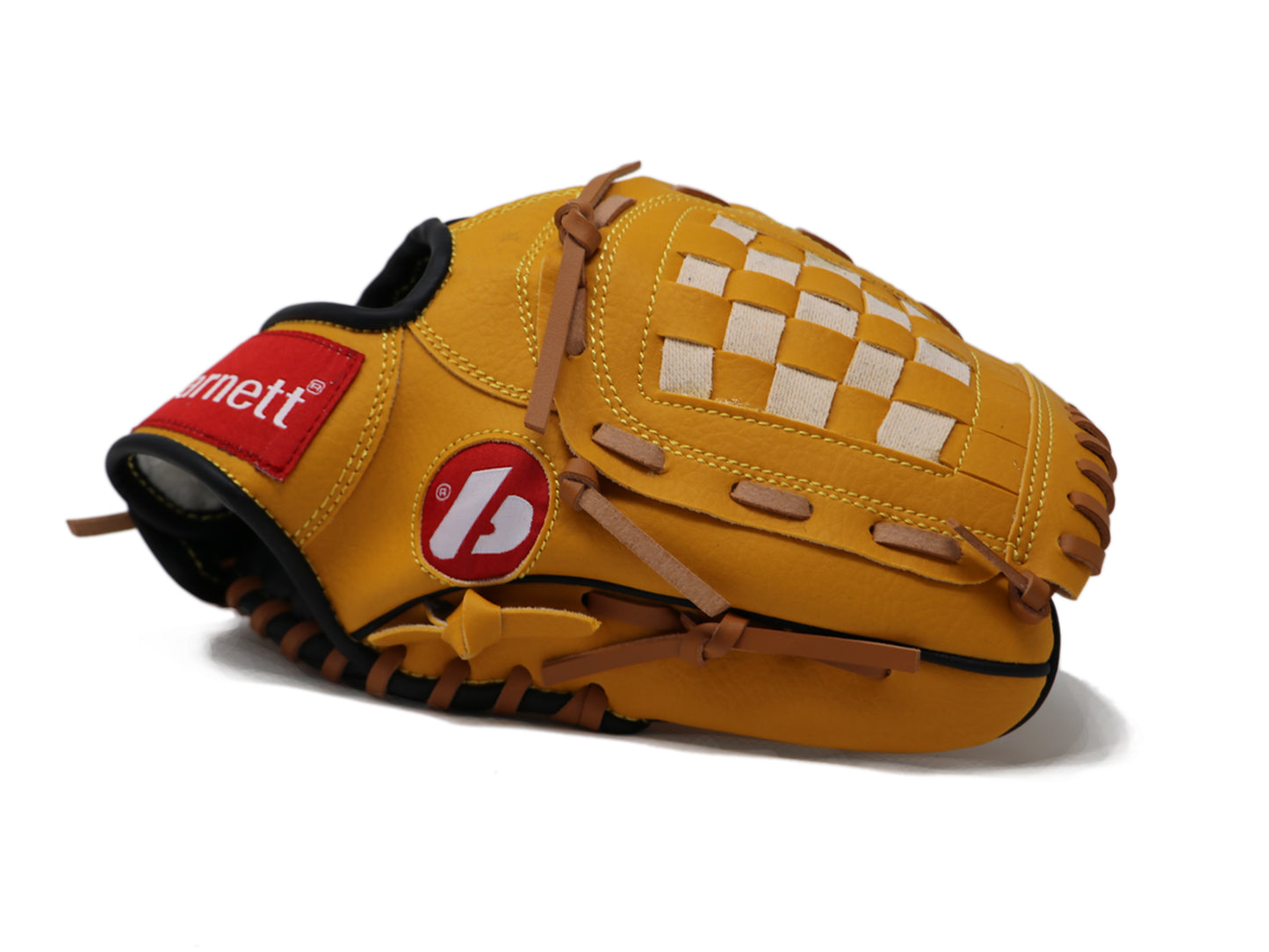 JL-105 - Guanto da baseball, outfield, in poliuretano, misura 10,5", Marrone