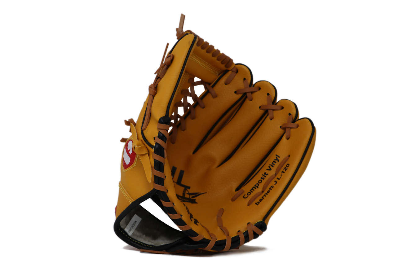 JL-120-Guanto da baseball, outfield, poliuretano, formato 12.5", TAN