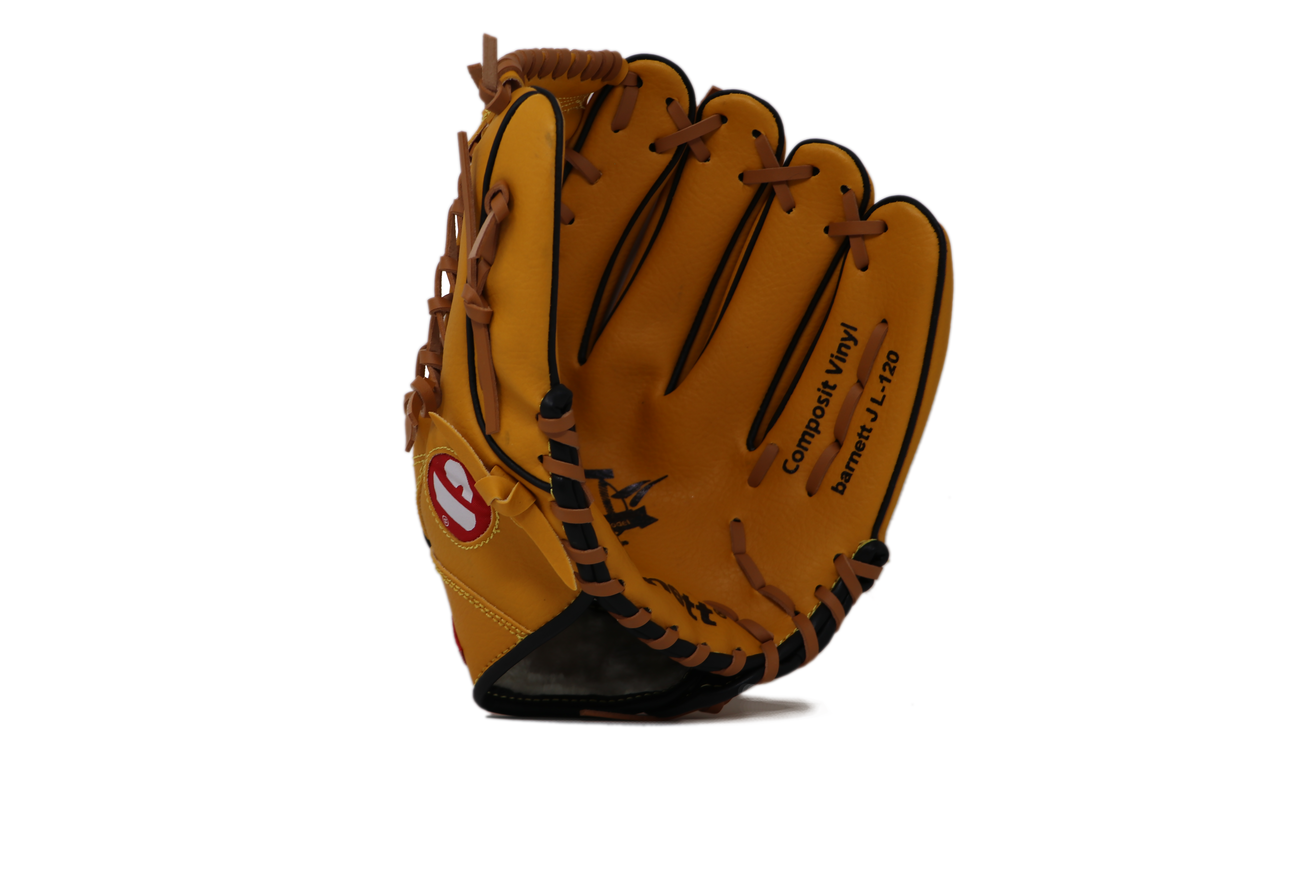 JL-120-Guanto da baseball, outfield, poliuretano, formato 12.5", TAN