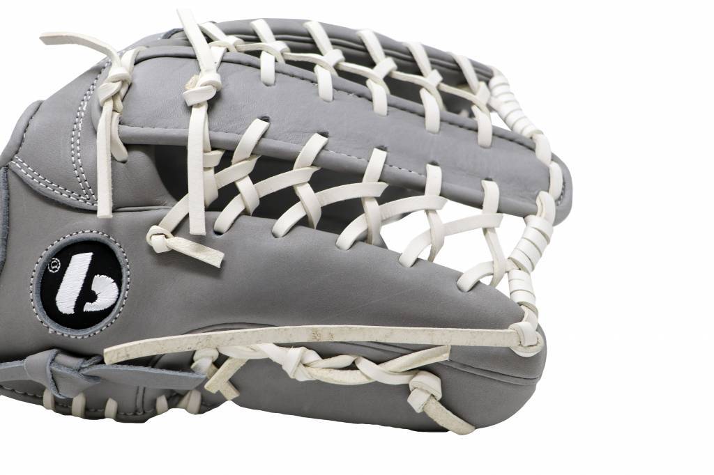 Guanto da baseball FL-127, alta qualità, pelle, infield / outfield 11 , grigio chiaro