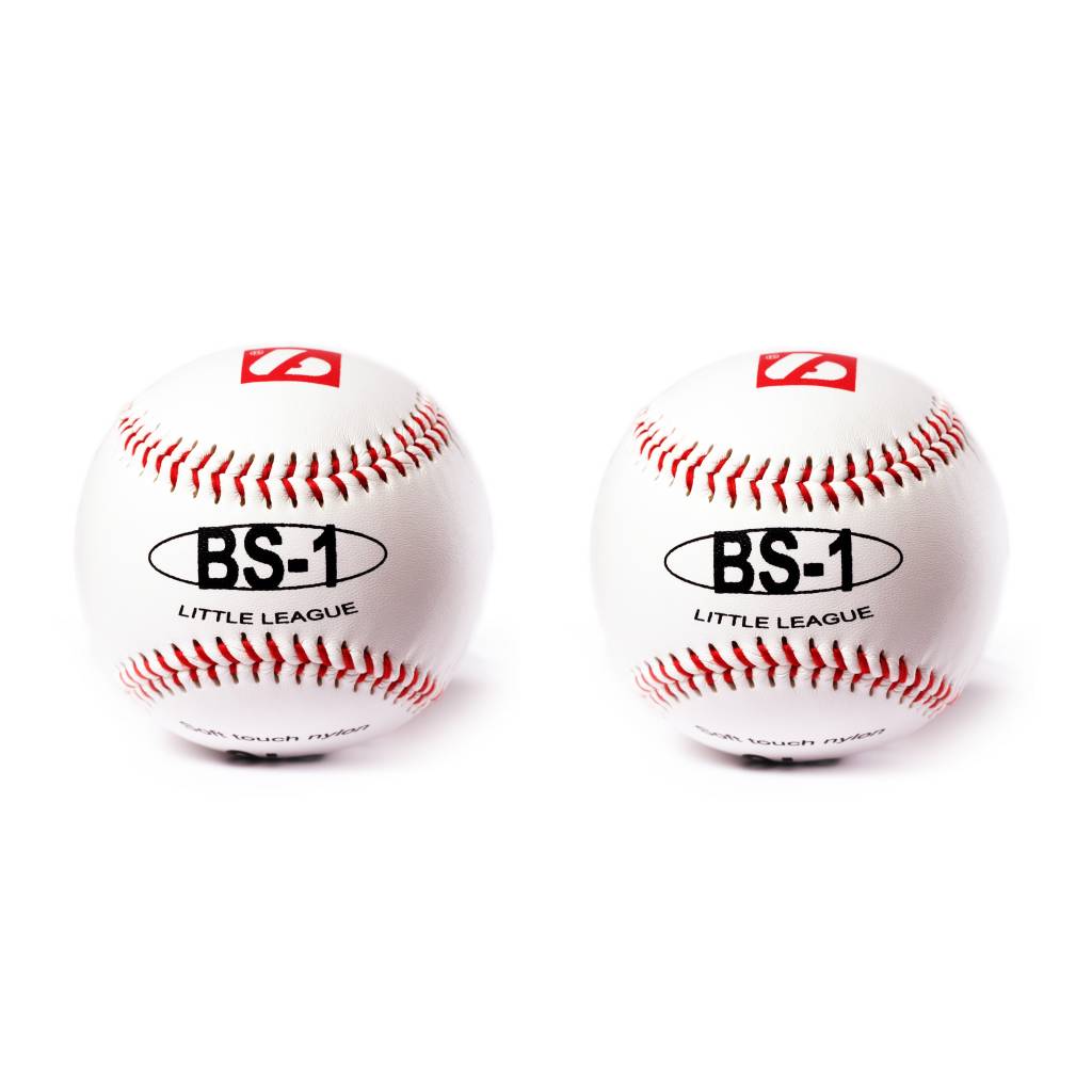 BS-1 Palle da baseball, principianti, 9'', bianco, 2 pz