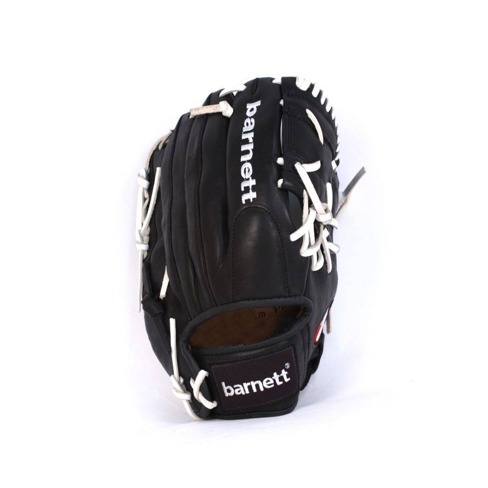 GL-125 Guantone da baseball, competizione, outfield, vera pelle, 12.5, Nero