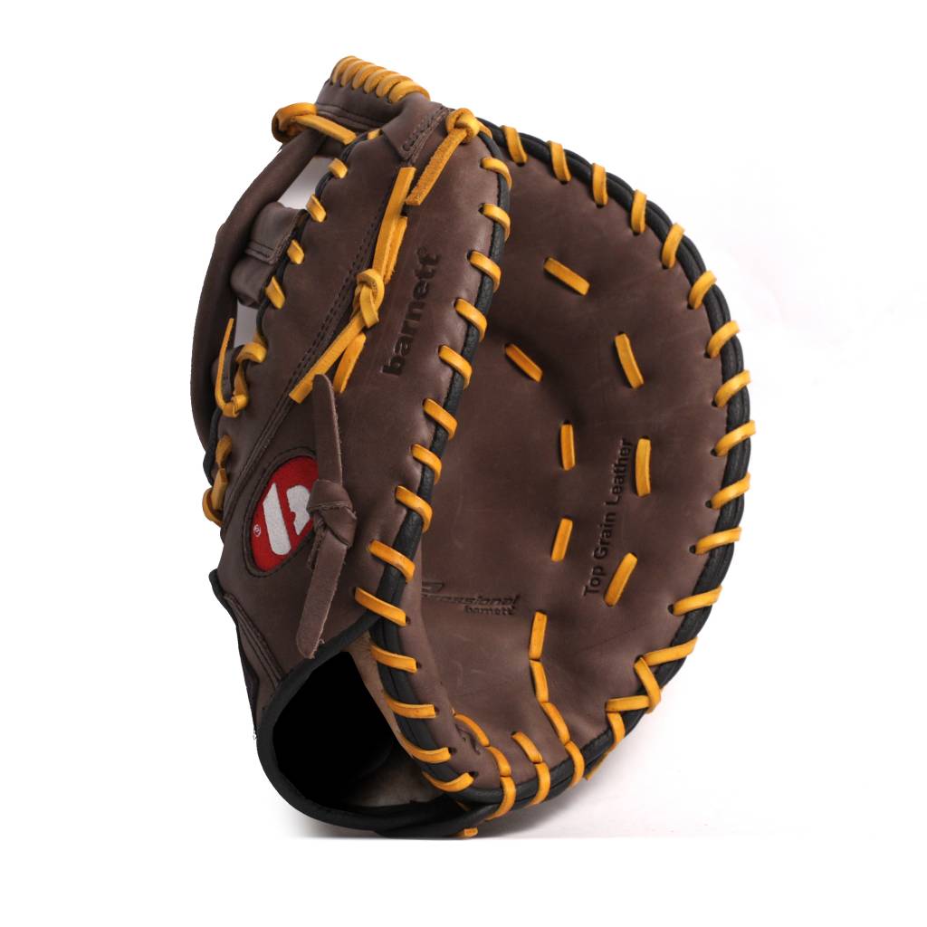 GL-301 concorrenza 1er baseball, guantone da baseball, cuoio, per adulti, marrone