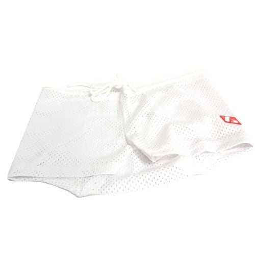 FS-01 Pantaloncini a compressione 3 tasche, bianco